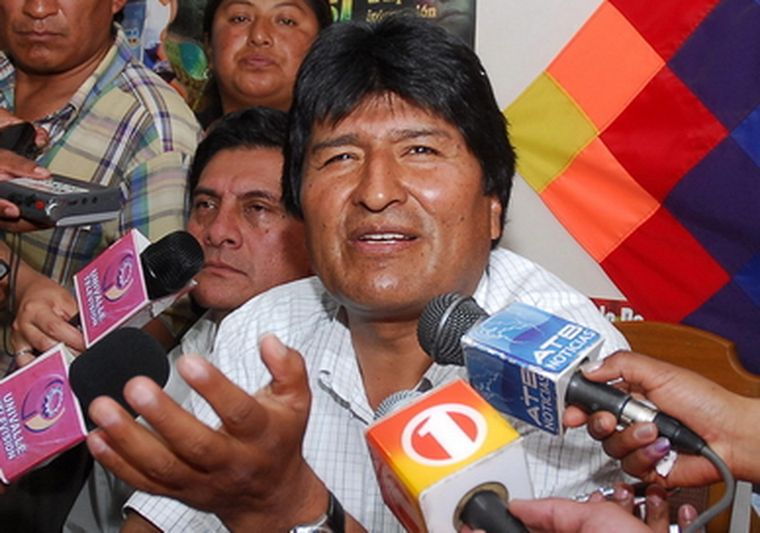 El presidente de Bolivia, Evo Morales. Foto: EFE