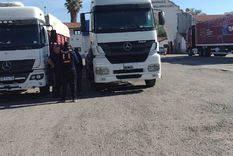 El procedimiento en el Arco Desaguadero Foto: Ministerio de Seguridad El procedimiento en el Arco Desaguadero Foto: Ministerio de Seguridad