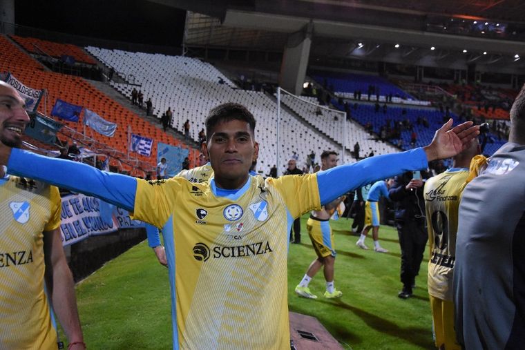 El autor del gol analizó lo vivido en el Malvinas. Foto: Temperley