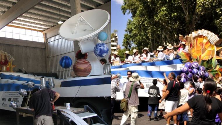 El carro vendimial de Malargüe con el que ganó el primer premio en 2013. El carro vendimial de Malargüe con el que ganó el primer premio en 2013.