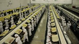 Una fábrica europea de alimentos en conserva: Alemania aconseja abastecerse. Foto Efe