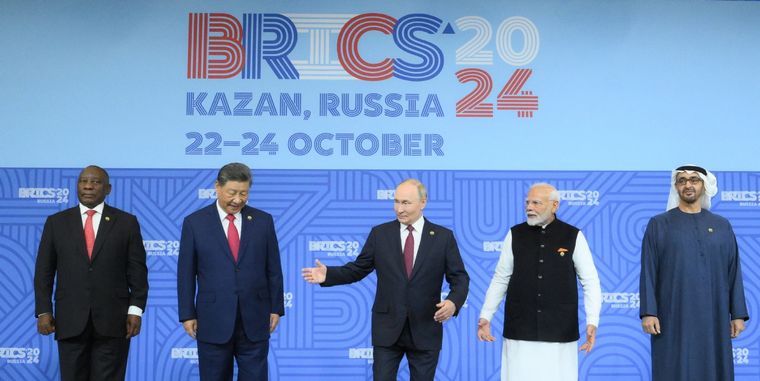 La cumbre del grupo Brics, en Kazan, Rusia. Foto: EFE