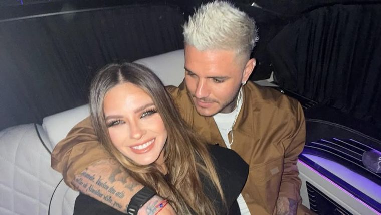 Públicamente Mauro Icardi expresó una romántica dedicatoria para la actriz, aprovechando la ocasión no dudó en tirarle un palito a Wanda Nara. Foto: Instagram @sangrejaponesa