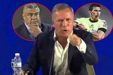 Andrés Fassi explotó contra Chiqui Tapia y el arbitraje argentino tras la polémica actuación de Andrés Merlos en Boca-Talleres. Foto: captura TyC Sports y archivo