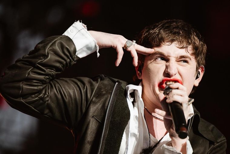 Dillom causó otra polémica en el Quilmes Rock. Foto: Archivo