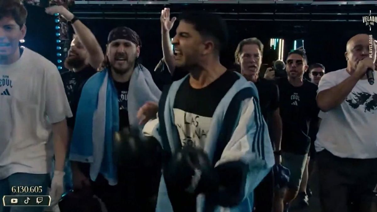 ¡Argentinidad al palo! Así fue el épico ingreso de Gastón Edul a La Velada del año VI en España