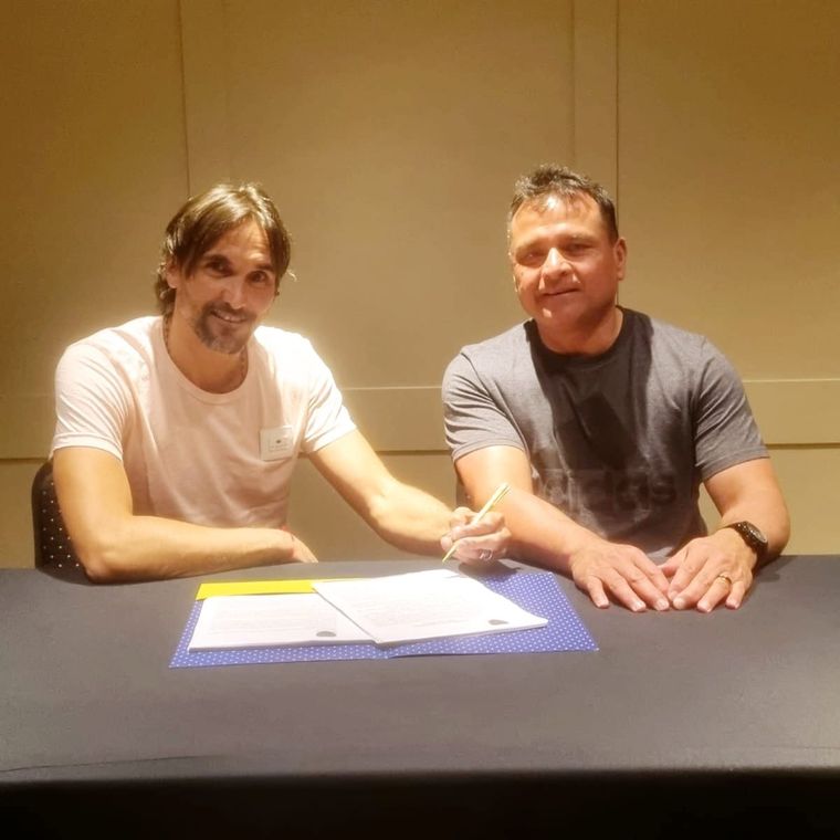 Diego Martínez, flamante DT de Boca Foto: Prensa Boca Juniors