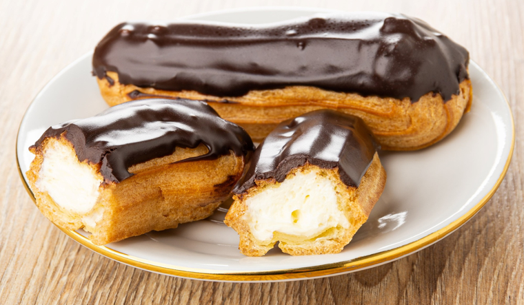 Éclairs de chocolate: postre sofisticado con un toque casero Foto: Shutterstock