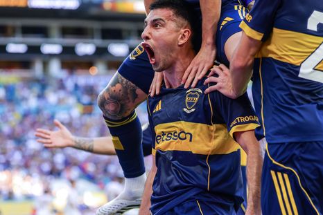 Boca se enfrenta al Bayern Múnich en Miami. Foto: NA Boca se enfrenta al Bayern Múnich en Miami. Foto: NA