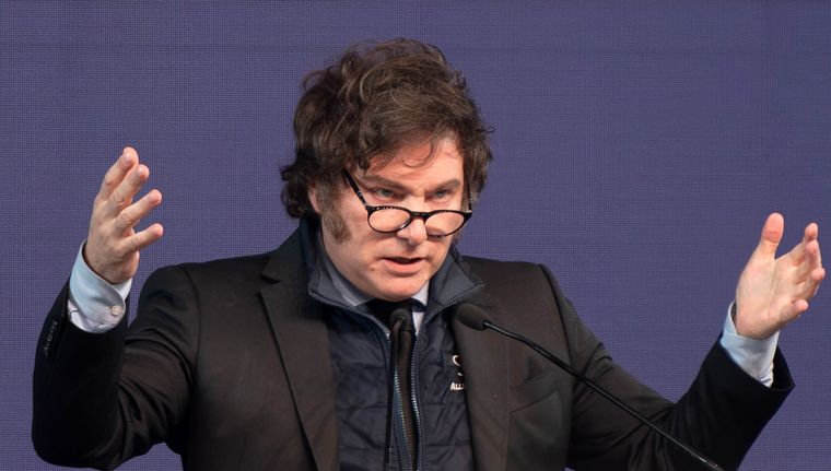 El presidente Javier Milei advirtió que se ocuparán del caso sus abogados. Foto: Santiago Tagua/MDZ