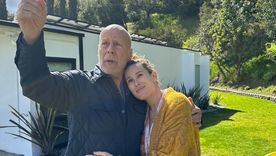 Bruce Willis junto a su hija Rumer.&nbsp;