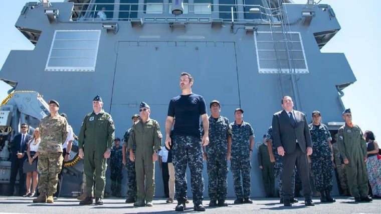 Las Fuerzas Armadas le solicitaron a Petri recuperar la capacidad submarina Foto: Prensa Armada