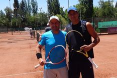 Mario Gili y Juan Capreto jugaron la final de +40 años, con victoria para el segundo.