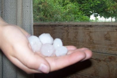MDZol | Piedras de dos y tres centímetros cayeron en La Consulta.