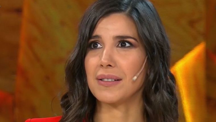 Andrea Rincón se quebró al recibir una propuesta de matrimonio por parte de su novio Foto: Captura TV