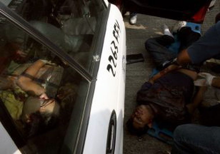 Ola de taxistas asesinados en Acapulco. Foto: getty images