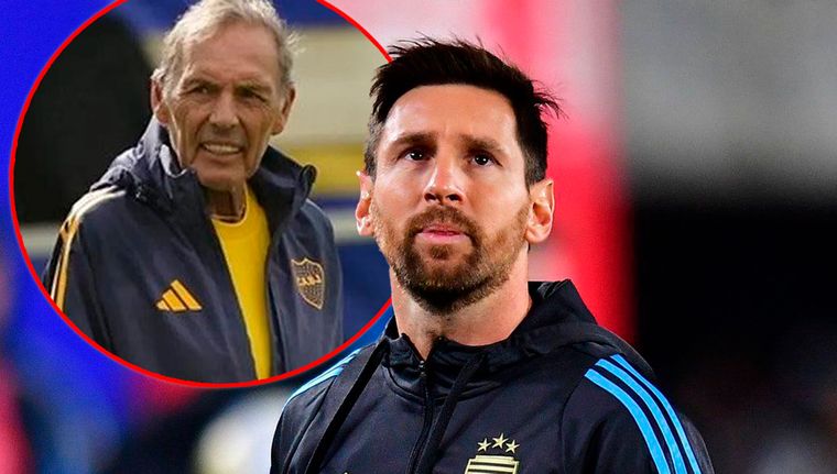 Messi despidió a Russo en redes sociales.
