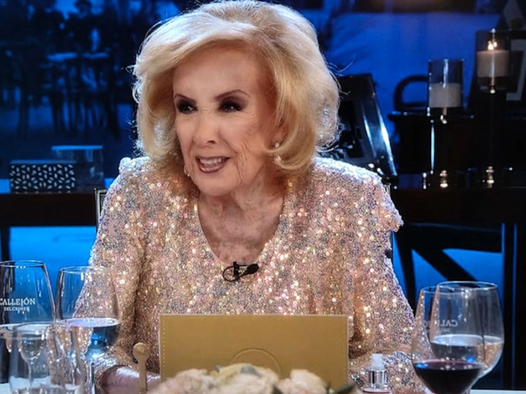 Mirtha Legrand comenzó nueva temporada de su programa. Foto: captura de video eltrece.