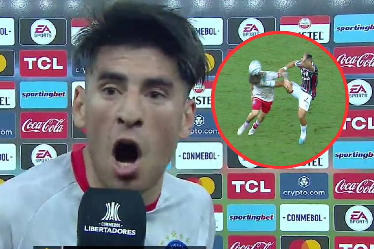 Villalba explotó contra el arbitraje tras la eliminación de Argentinos con Fluminense Foto: ESPN