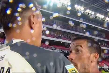 El arquero Fernando Muslera discutió con Miloc y dejó una frase viral tras el empate de Estudiantes contra Barracas. Foto: captura de TV. El arquero Fernando Muslera discutió con Miloc y dejó una frase viral tras el empate de Estudiantes contra Barracas. Foto: captura de TV.