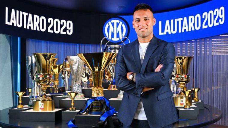 Lautaro renovó su contrato con el Inter. Foto: @Inter_es
