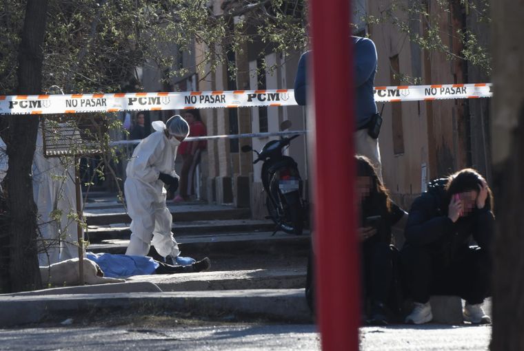 El dolor de la familia tras el femicidio de Sandra Sánchez.