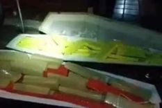 La marihuana oculta en el interior de los ataúdes