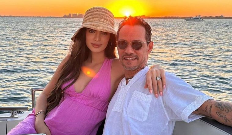 El bebé de Nadia Ferreira y Marc Anthony nació hace un mes y medio.