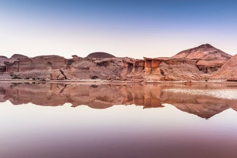 Rocas Coloradas, en la Patagonia