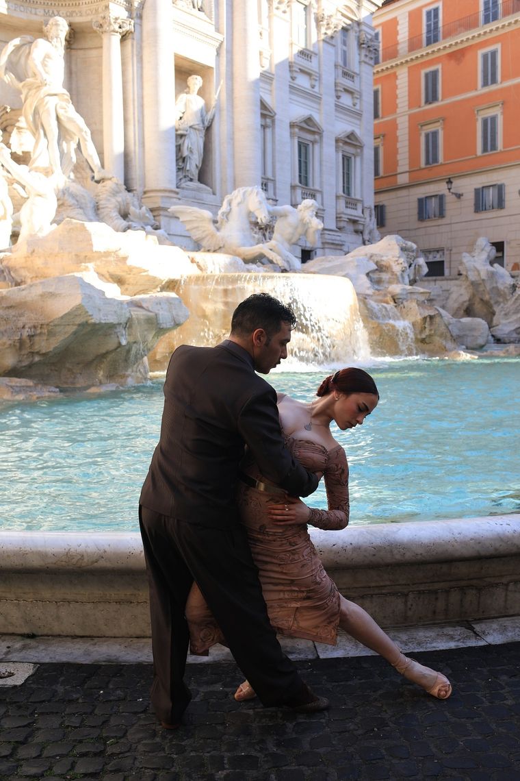 Victoria Fuentes junto a Lucas Galera Foto: Gentileza: Victoria Fuentes