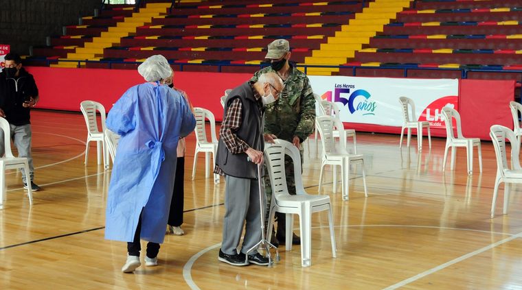 Revelaron el porcentaje de adultos mayores que iniciaron la vacunación Foto: ALF PONCE MERCADO / MDZ