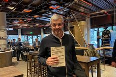 Marcos Peña, el ex jefe de gabinete de Mauricio Macri, retirado de la política presento su libro El arte de subir (y bajar) la montaña en La Plata Foto: Jose Luis Carut MDZ