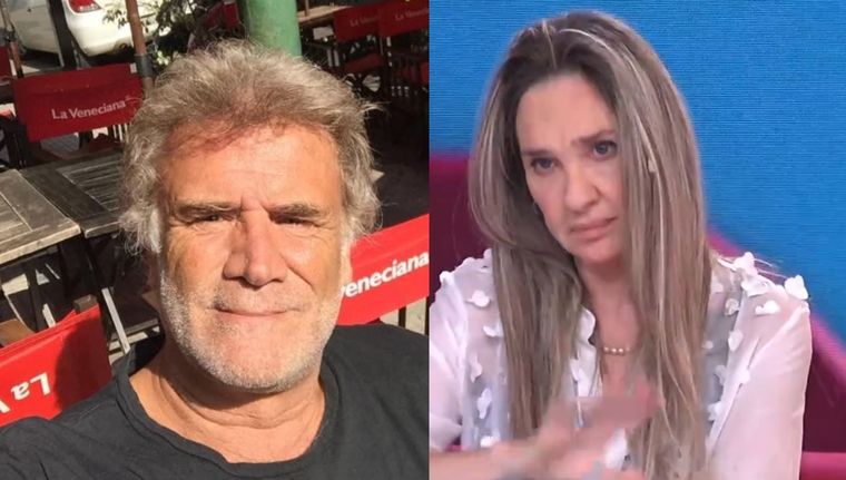 La exmujer del comunicador no pudo contener la emoción. Foto: Captura de pantalla/ América TV/ Instagram: @tetomedina_ok.