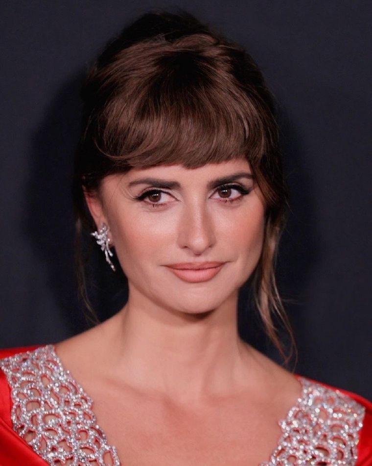 Penélope Cruz brilló con un vestido de fiesta con escote joya. Foto: Instagram. Foto: Instagram
