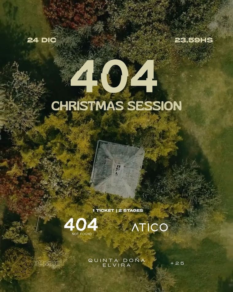 Navidad 404 y El Ático apuestan a una fiesta distinta. Navidad 404 y El Ático apuestan a una fiesta distinta.