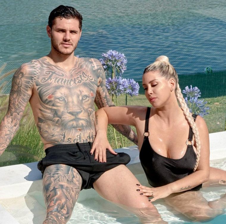 Mauro Icardi y Wanda Nara, en el ojo de la tormenta mediática y judicial Foto: Instagram @wanda_nara.