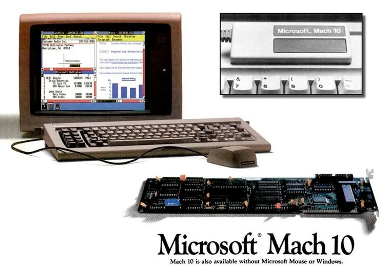 La compatibilidad del hardware, el rendimiento del bus y la claridad del mensaje fueron claves para el fracaso del Microsoft Mach 10.