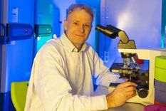 El doctor Richard Scoyler tiene un agresivo tumor cerebral. Foto: TIM BAUER PHOTO