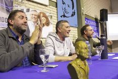 Duilio Pezzutti (izquierda), Alejando Bermejo (centro) y Lucas Ilardo