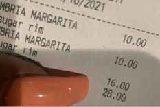 indignada con el restaurante compartio el ticket y se hizo viral