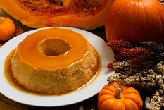 Flan liviano y suave: receta de flan de calabaza.