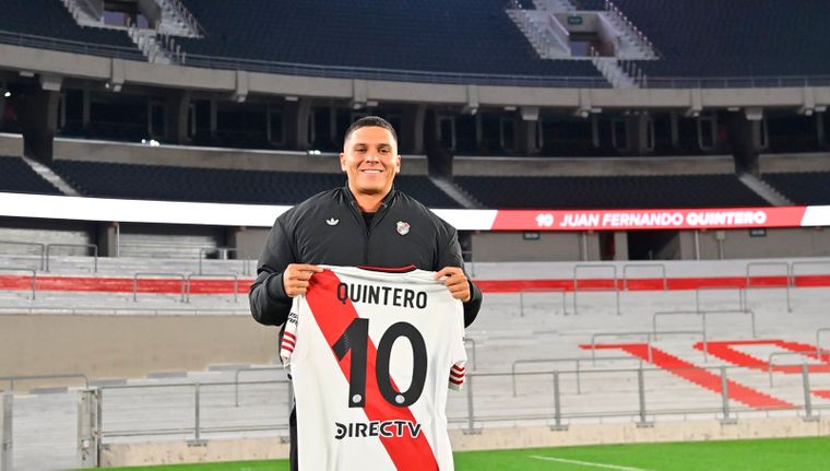 Juanfe Quintero se prepara para su tercera etapa en River.