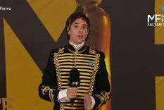 Robertito Funes Ugarte y un insólito momento en los Martín Fierro Foto: Captura de video Telefe