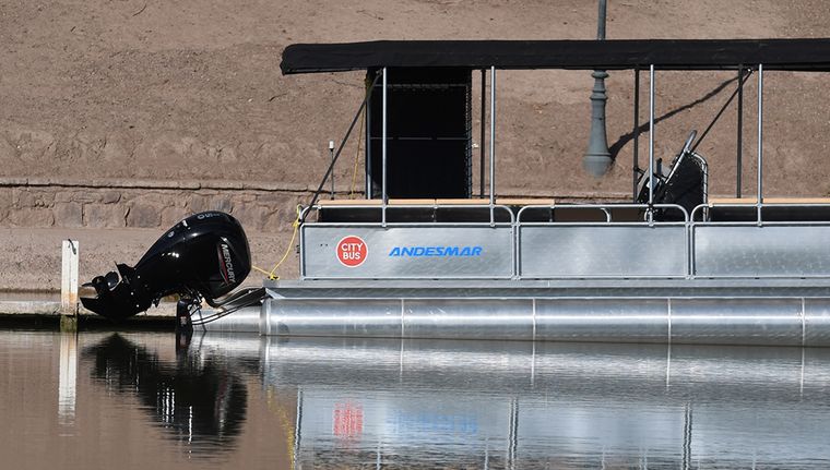 La embarcación de la Nueva Cuyanita Foto: ALF PONCE MERCADO / MDZ