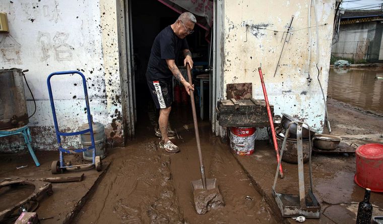 China sufre habitualmente inundaciones. Foto Efe China sufre habitualmente inundaciones. Foto Efe