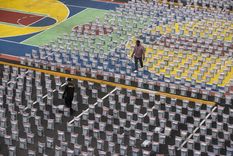 Una imagen de la histórica incautación en Puerto Caucedo, el inicio del fin para el cargamento. Foto: EFE