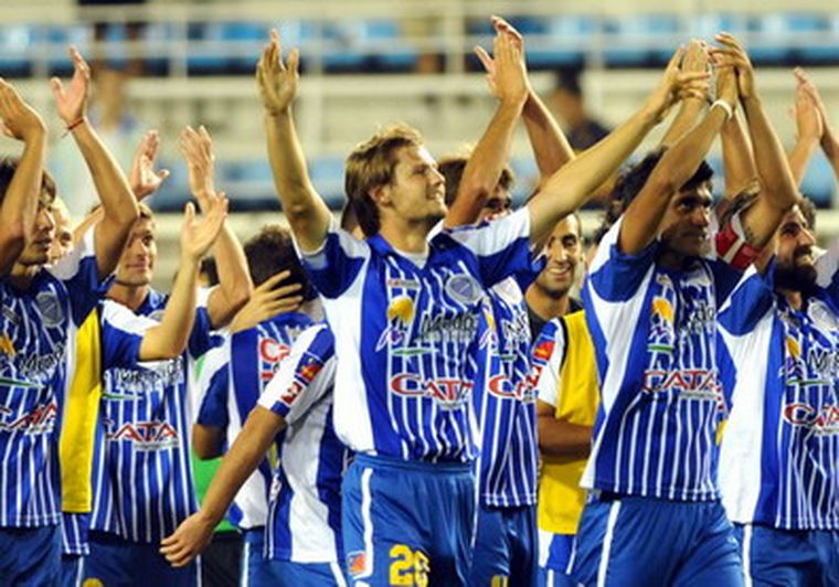 El año para el Tomba comenzó y termina festejando. Foto: Telam