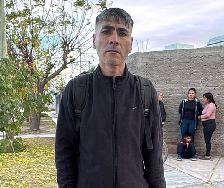 César Daniel Ozan, el hermano de una de las víctimas de Las Heras.&nbsp;
