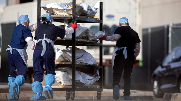 Estados Unidos, el país con más muertos. Foto: Reuters