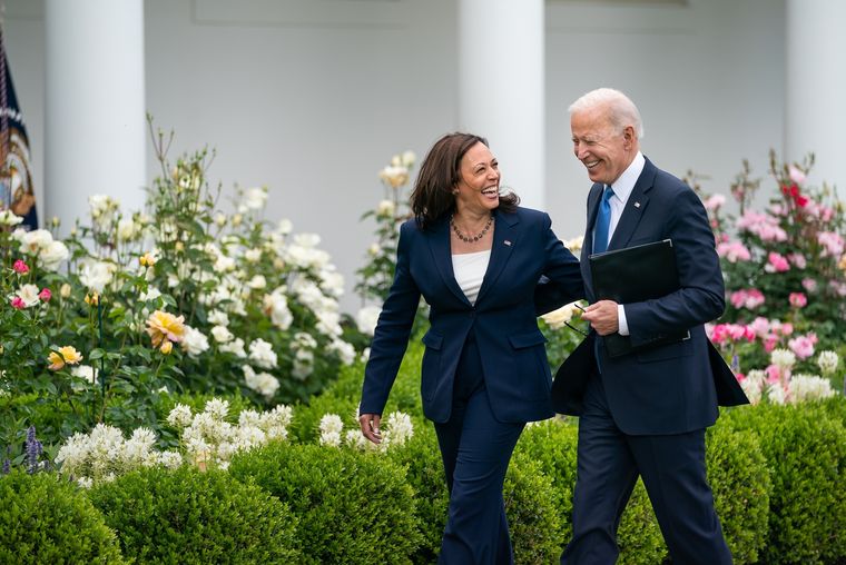 Kamala Harris elogió el legado de Joe Biden Foto: Cuenta de X de Joe Biden